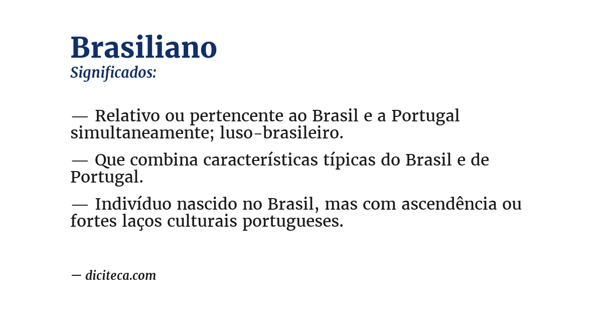 Significado de brasiliano