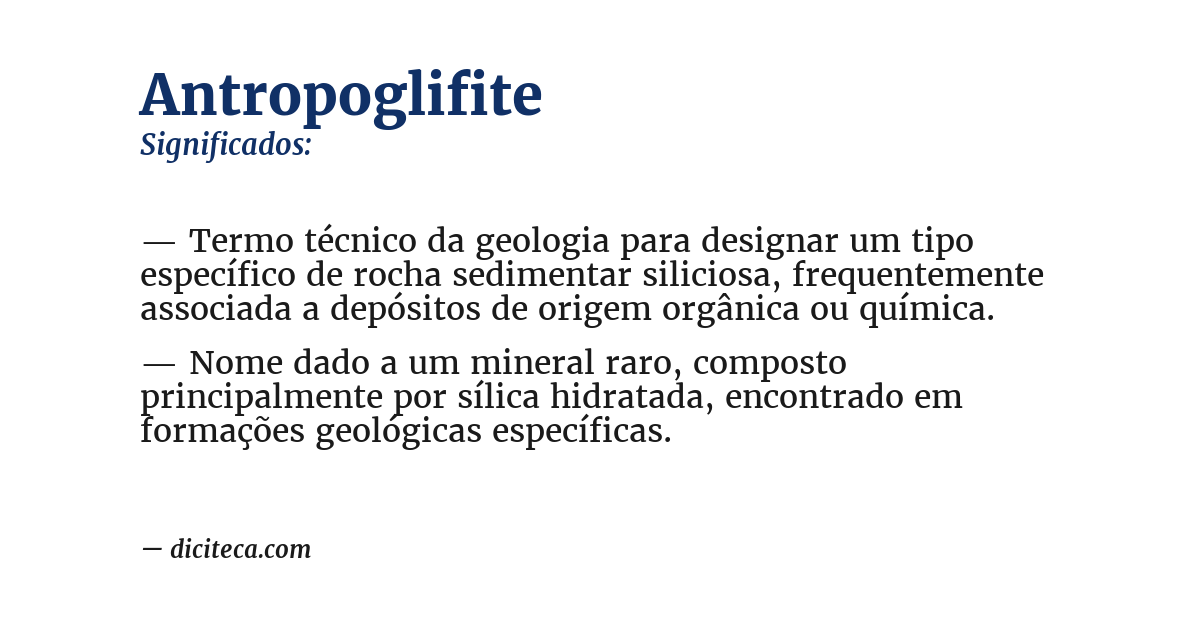 Significado de antropoglifite