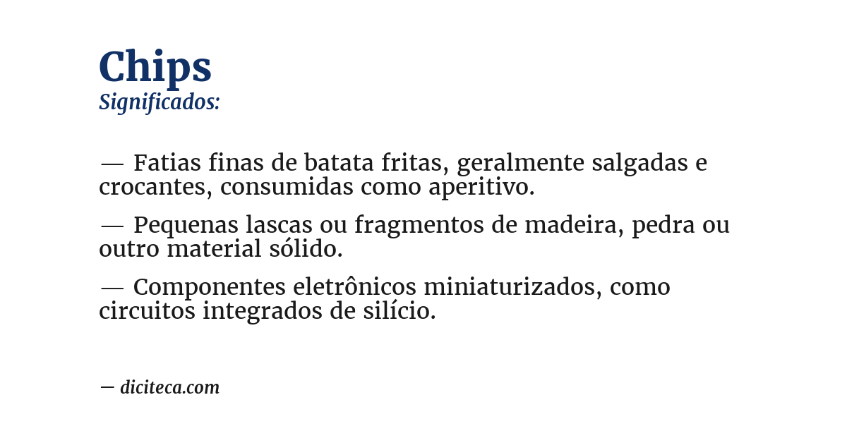 Significado de chips