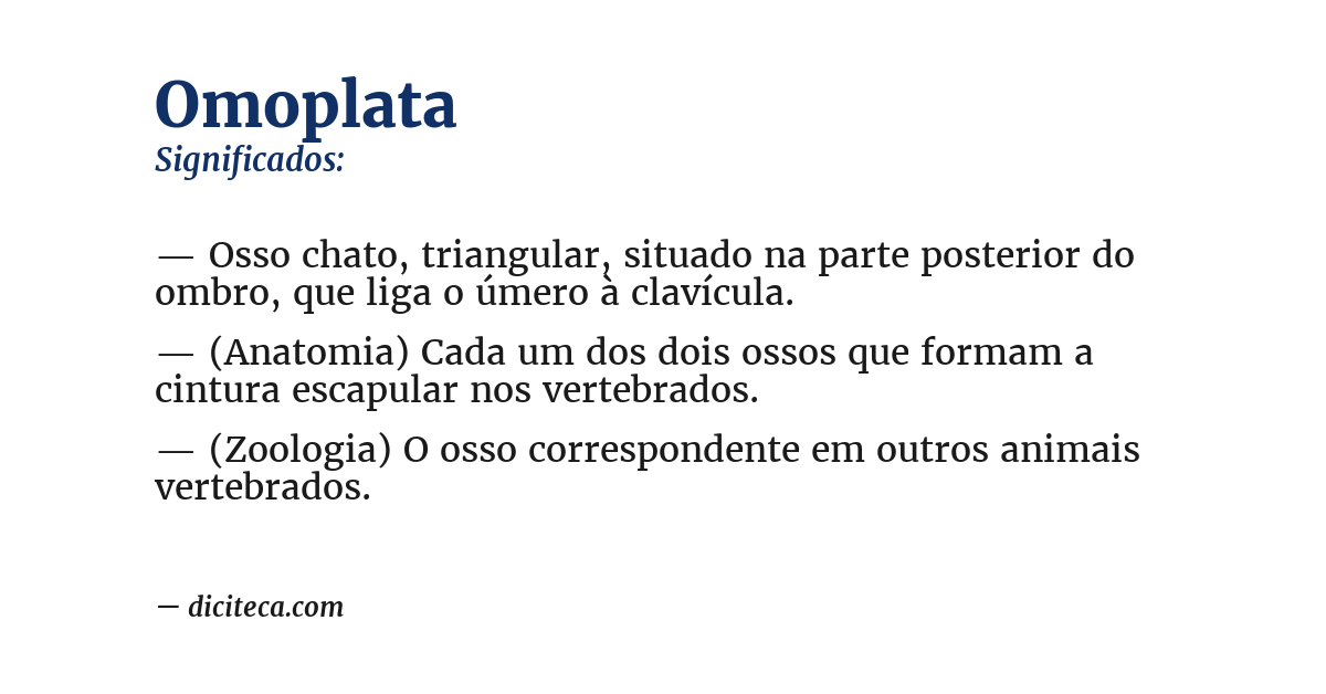 Significado de omoplata