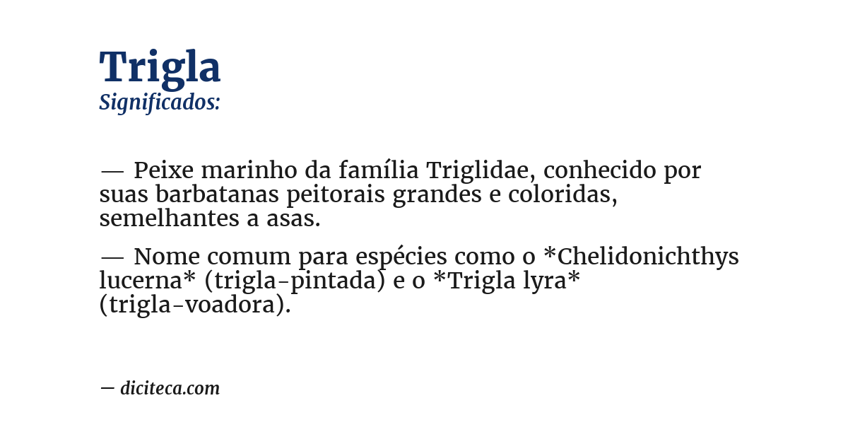 Significado de trigla