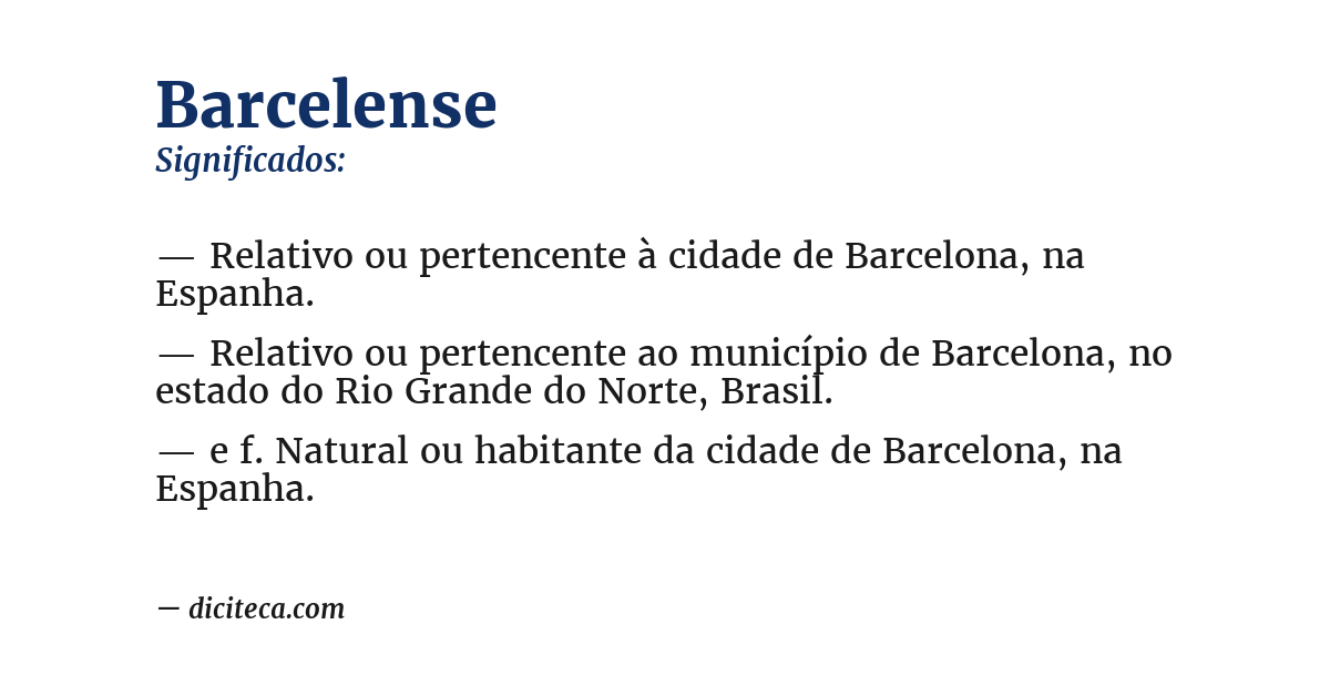 Significado de barcelense