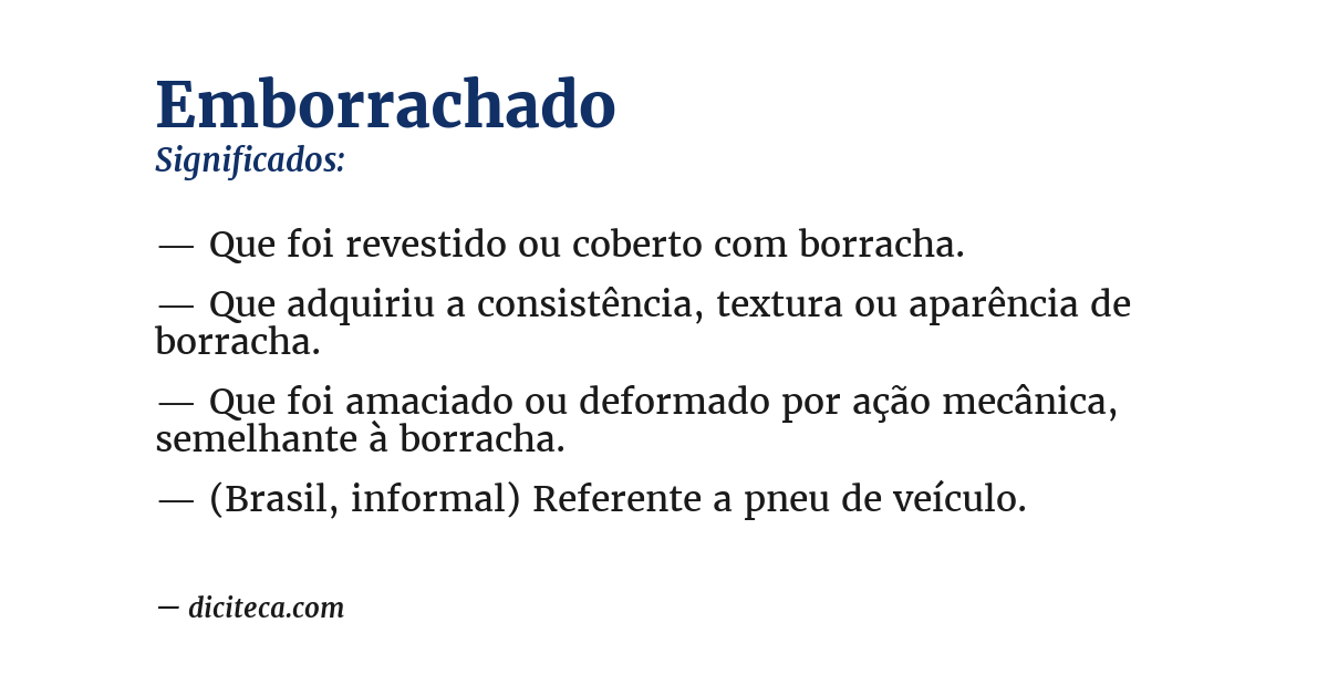 Significado de emborrachado