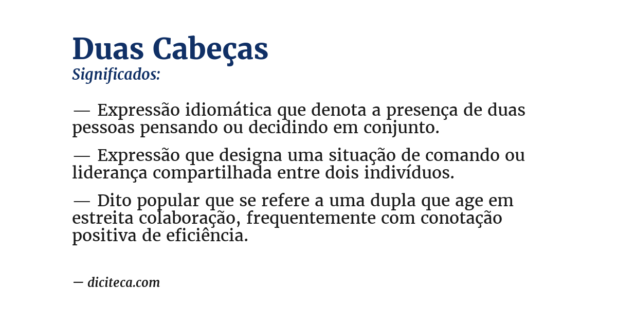 Significado de duas cabeças