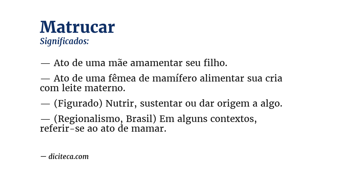 Significado de matrucar