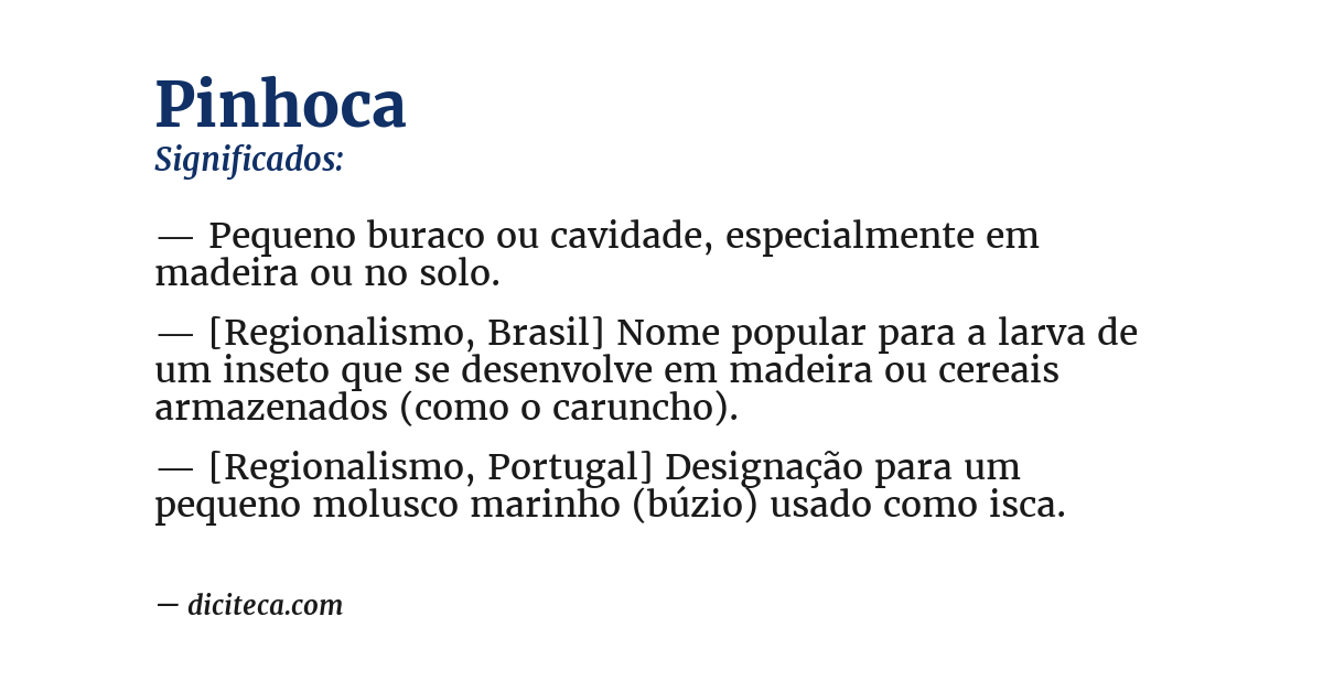 Significado de pinhoca