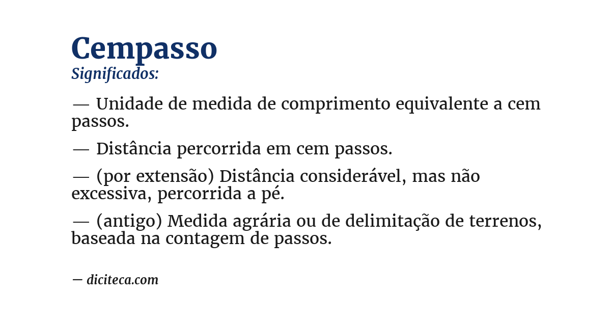Significado de cempasso