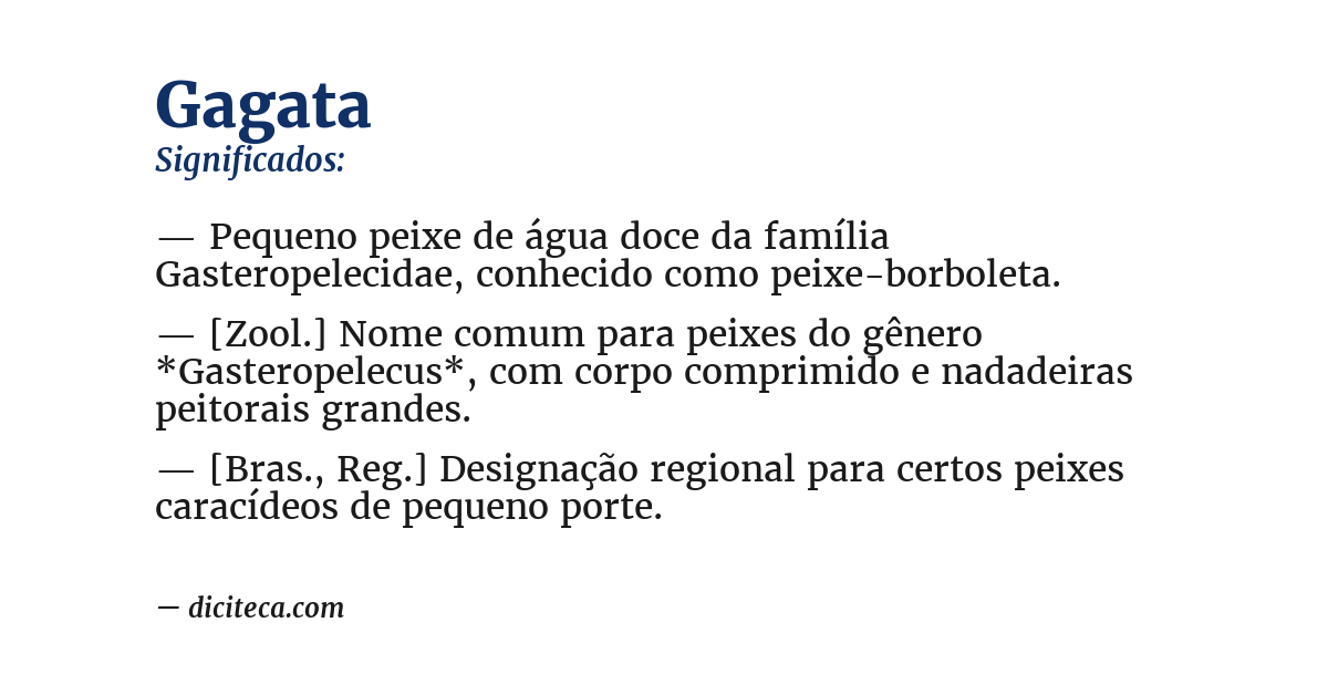 Significado de gagata