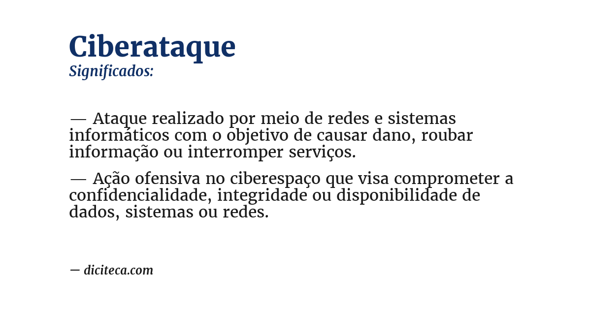 Significado de ciberataque
