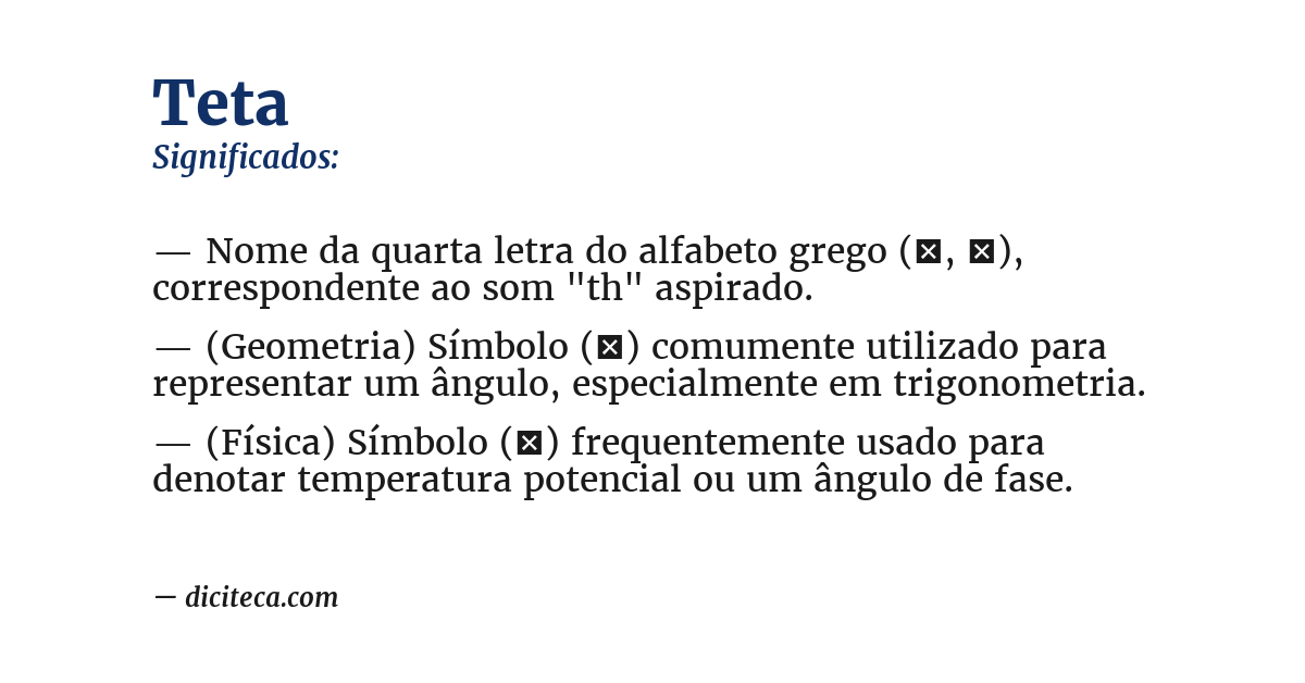 Significado de teta