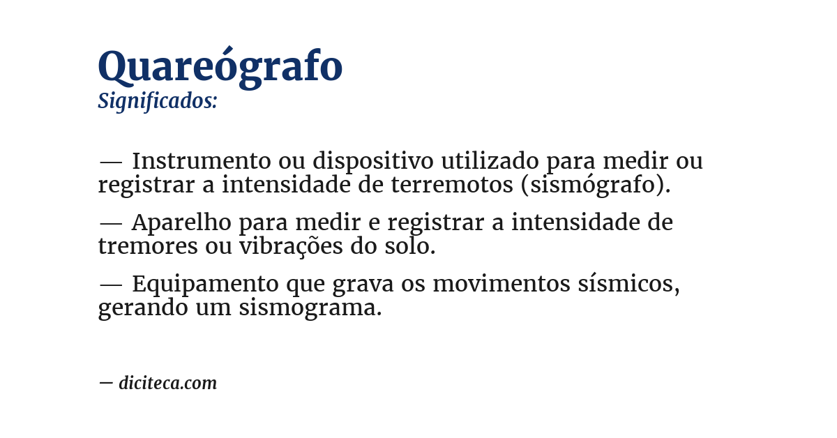 Significado de quareógrafo