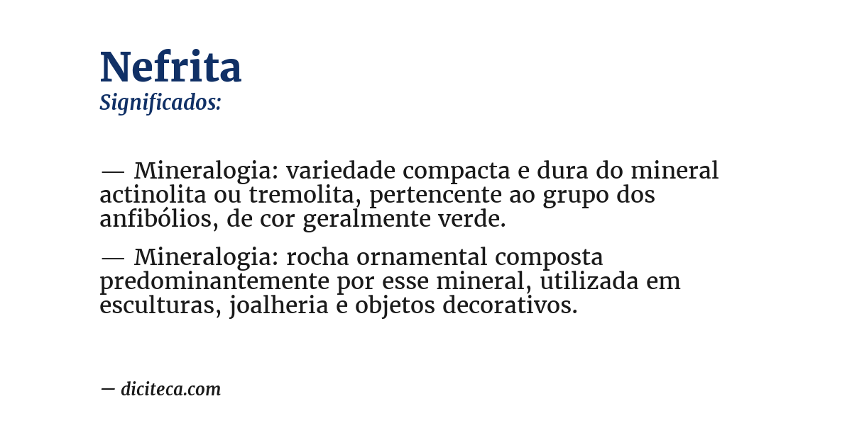 Significado de nefrita