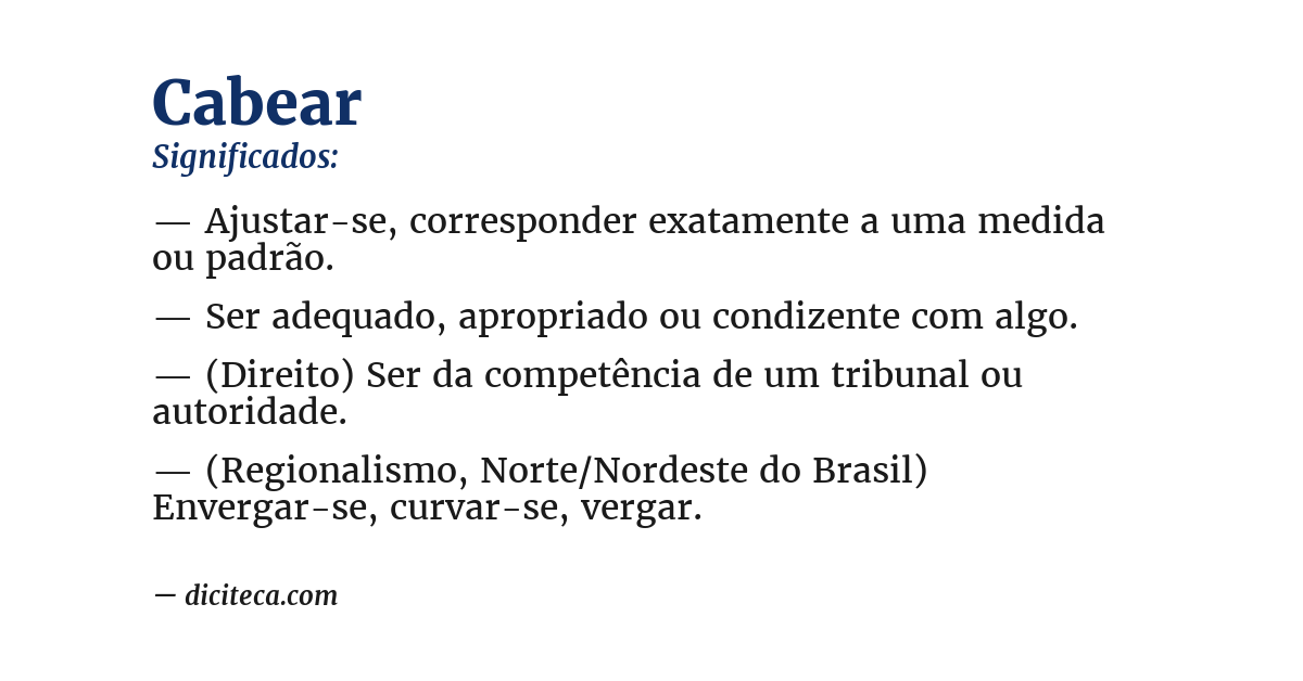 Significado de cabear