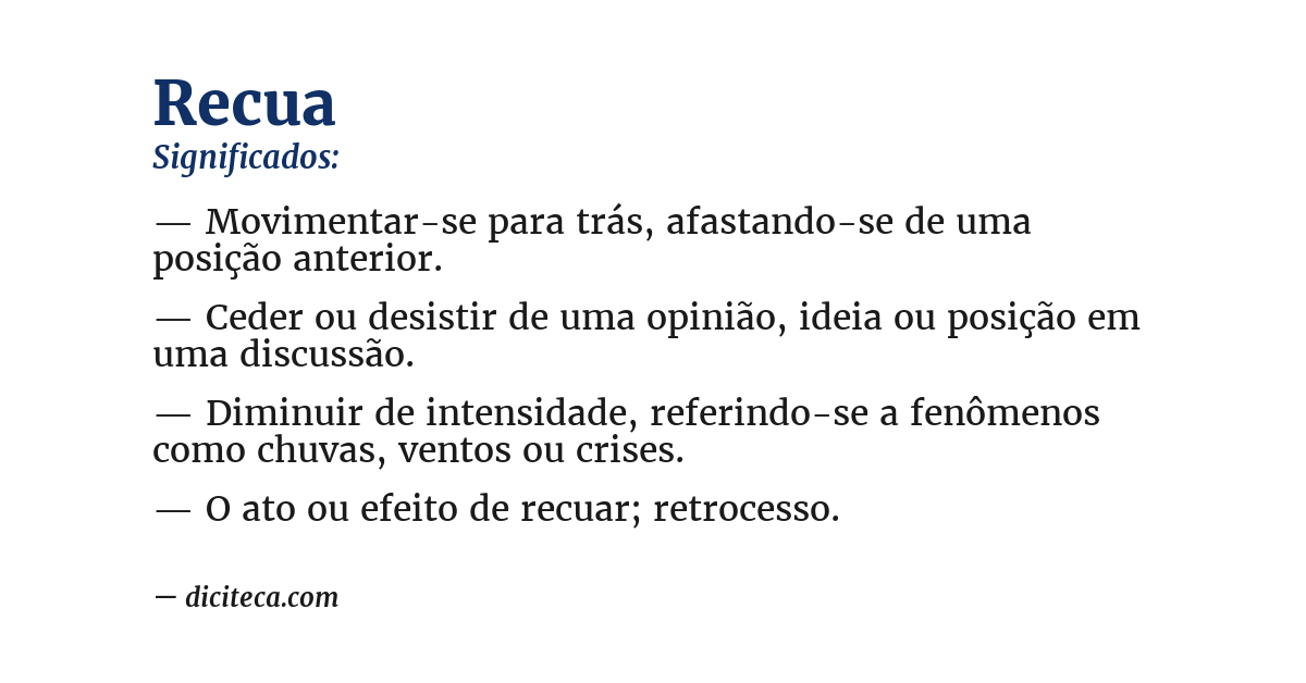 Significado de recua