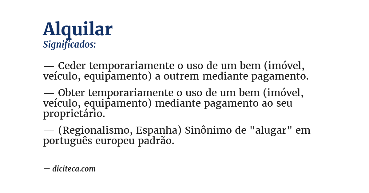 Significado de alquilar