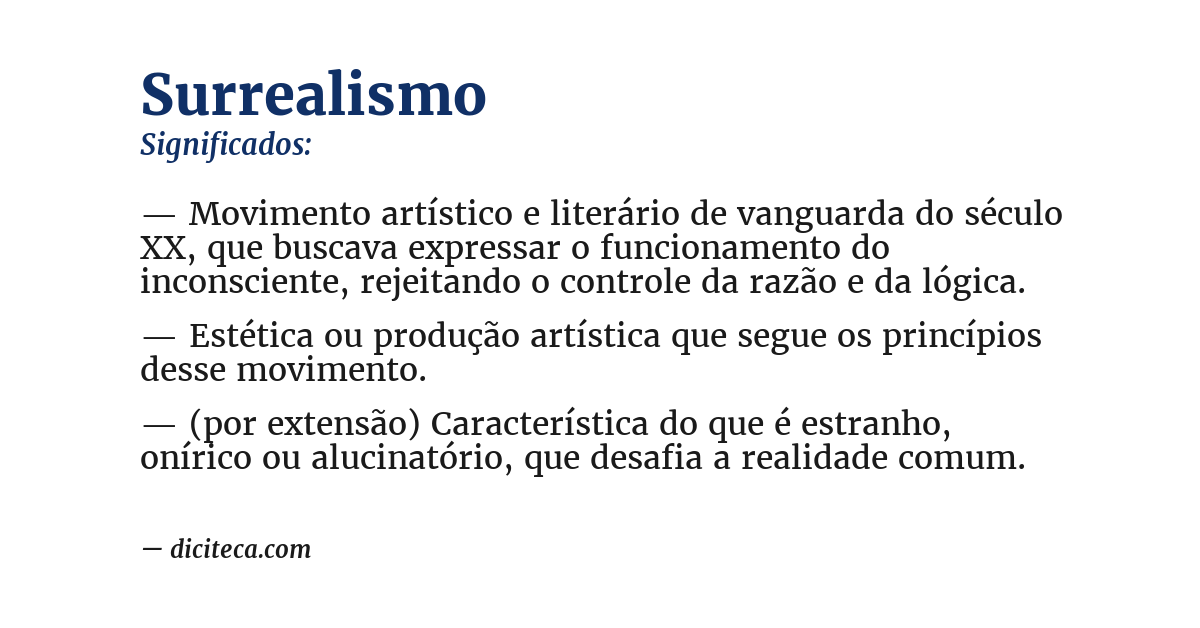 Significado de surrealismo