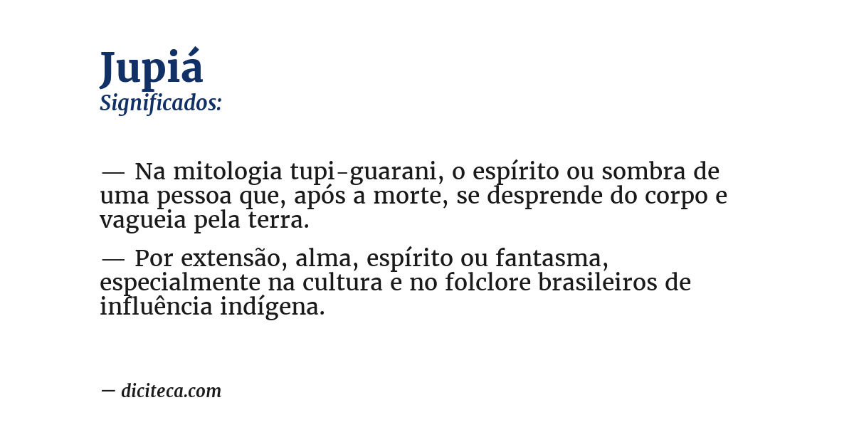Significado de jupiá