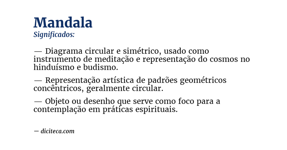 Significado de mandala