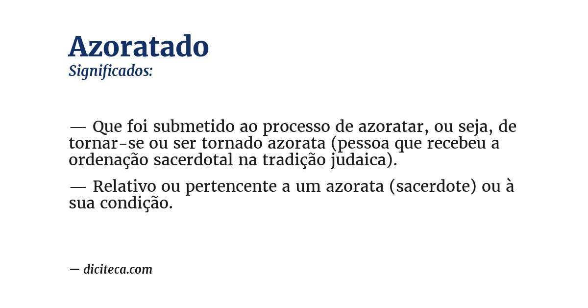Significado de azoratado