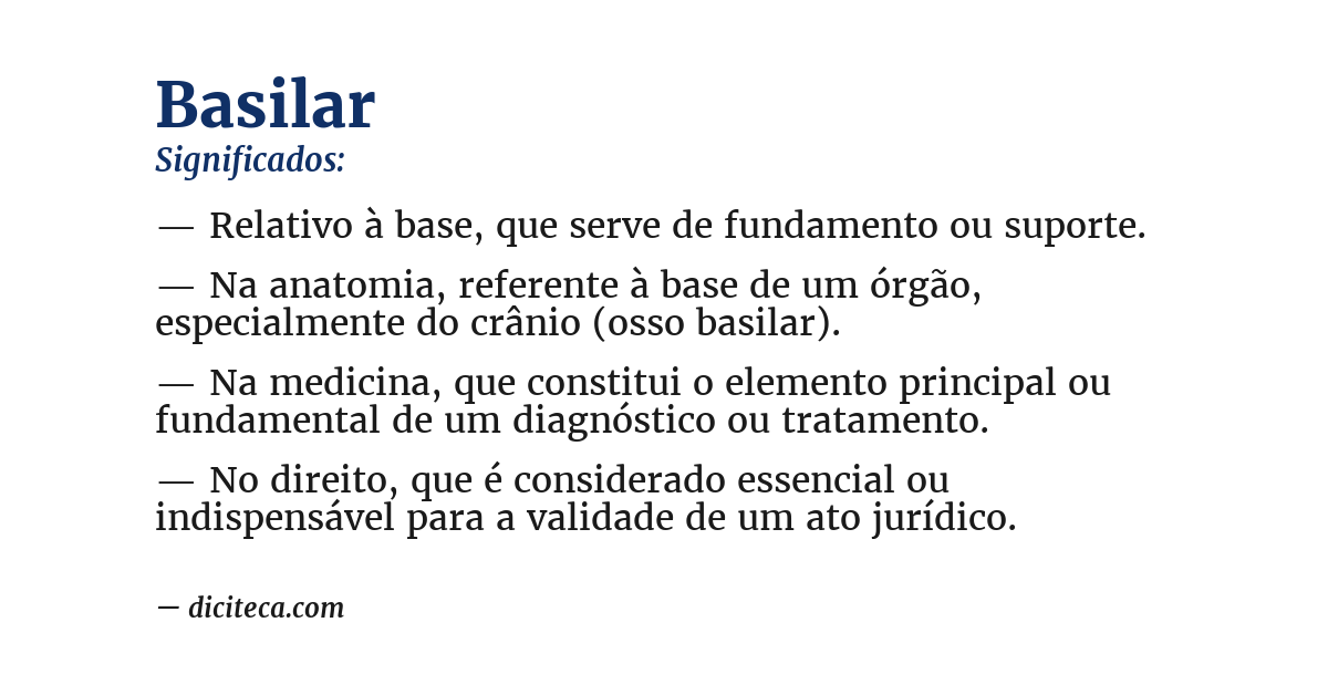 Significado de basilar