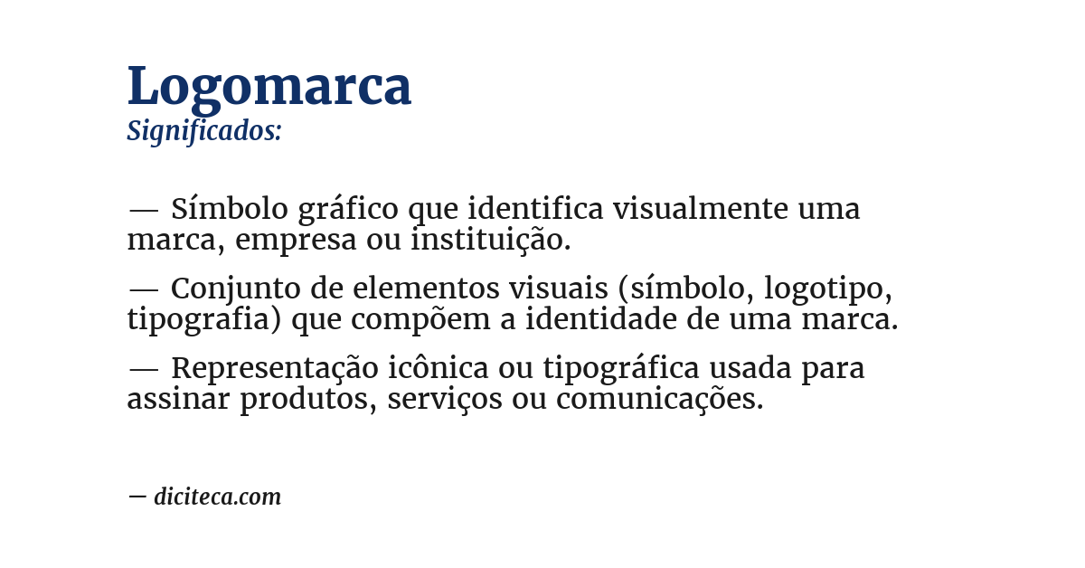 Significado de logomarca