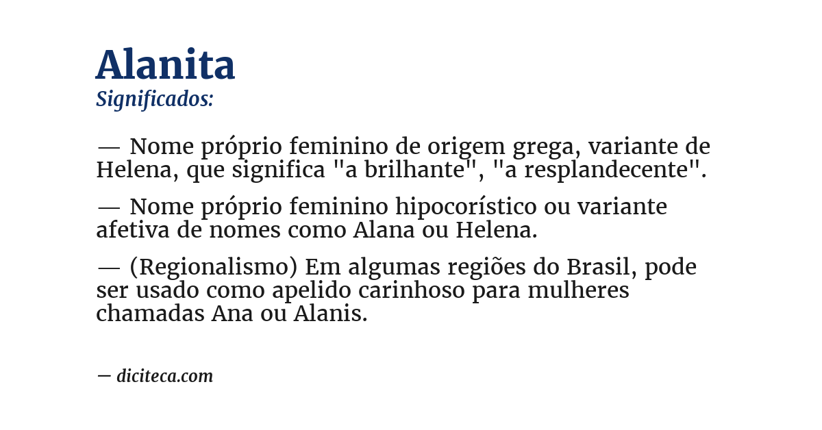 Significado de alanita