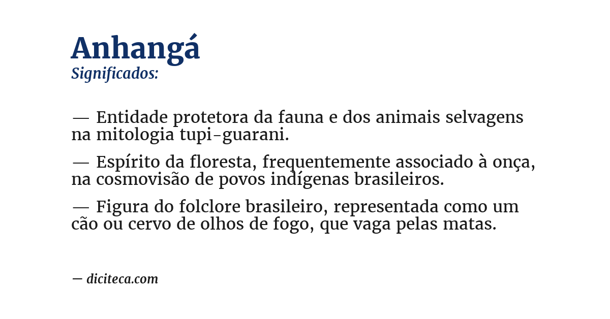 Significado de anhangá