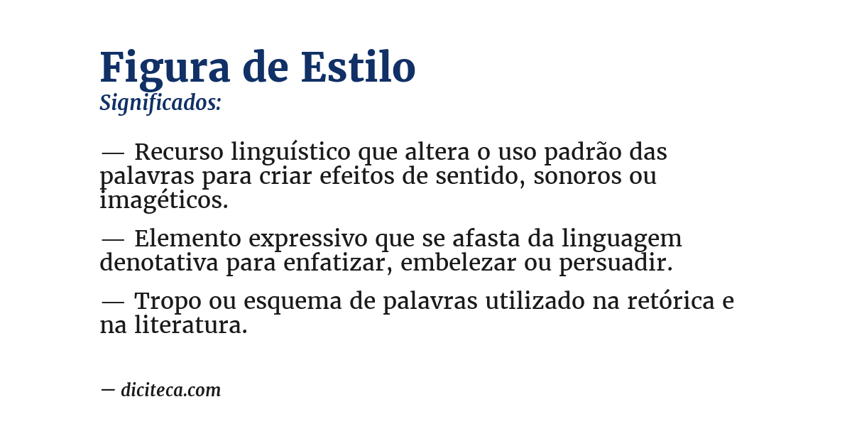Significado de figura de estilo