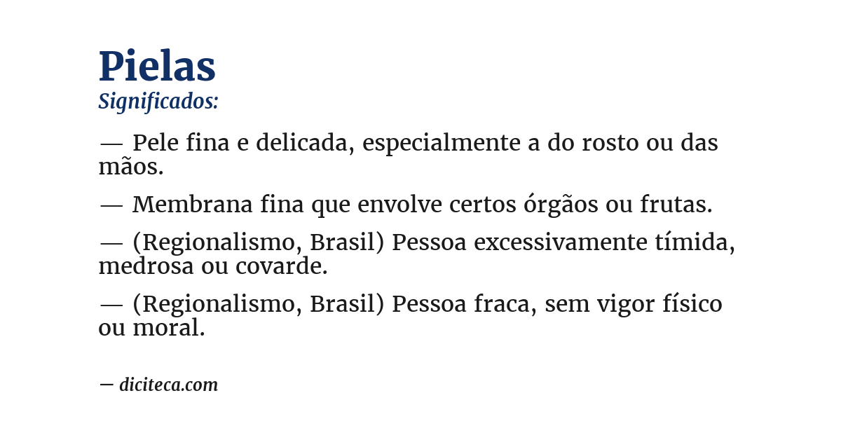 Significado de pielas