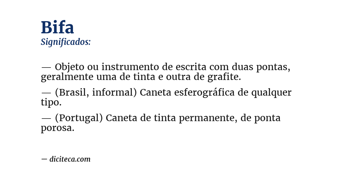 Significado de bifa