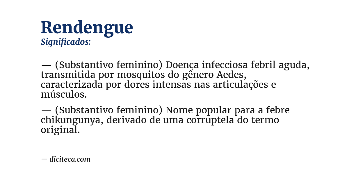Significado de rendengue