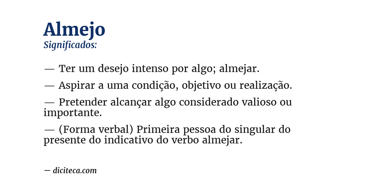 Significado de almejo