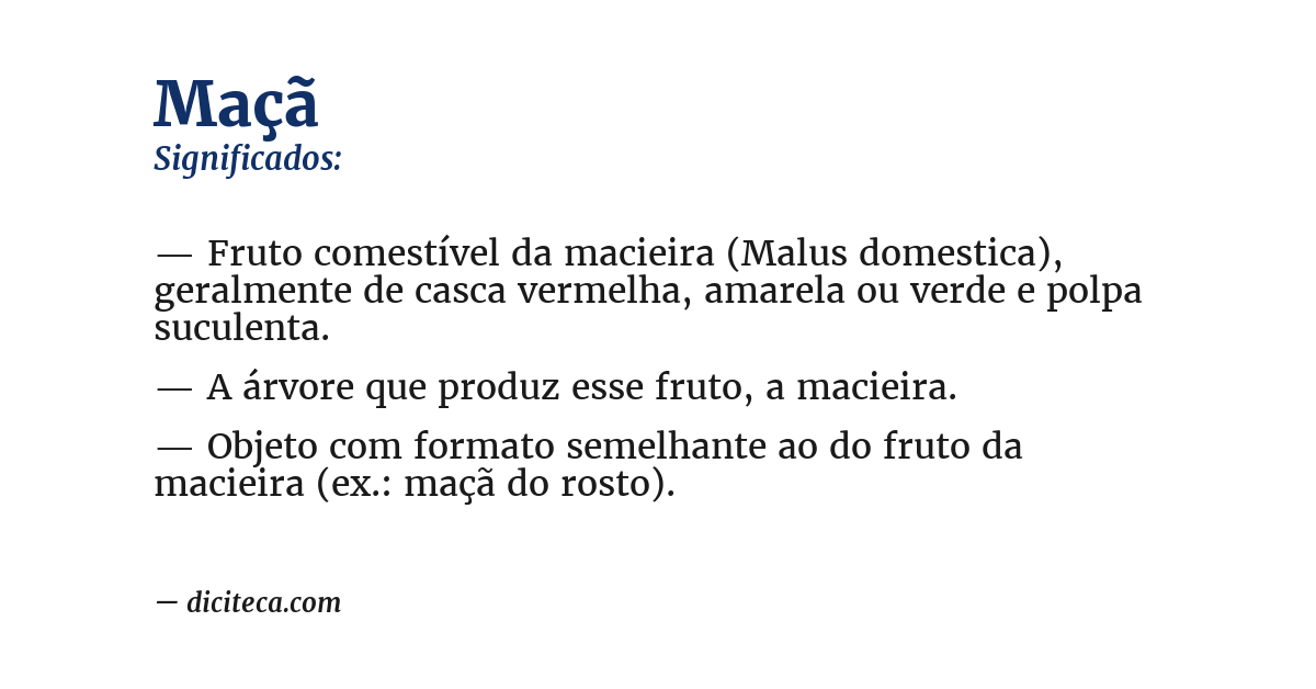 Significado de maçã