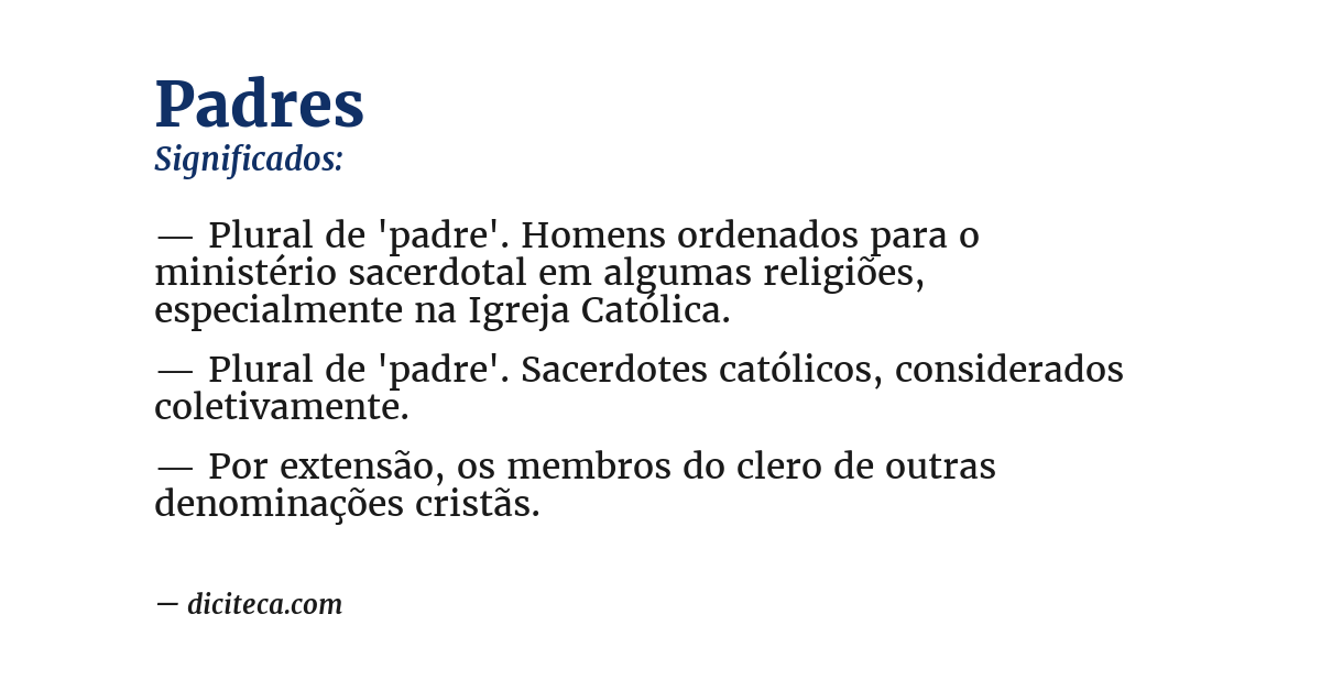 Significado de padres
