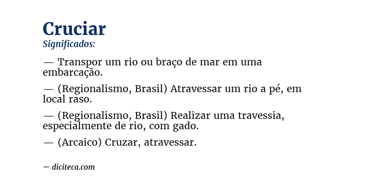 Significado de cruciar