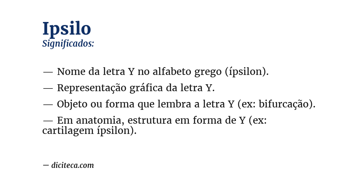 Significado de ipsilo