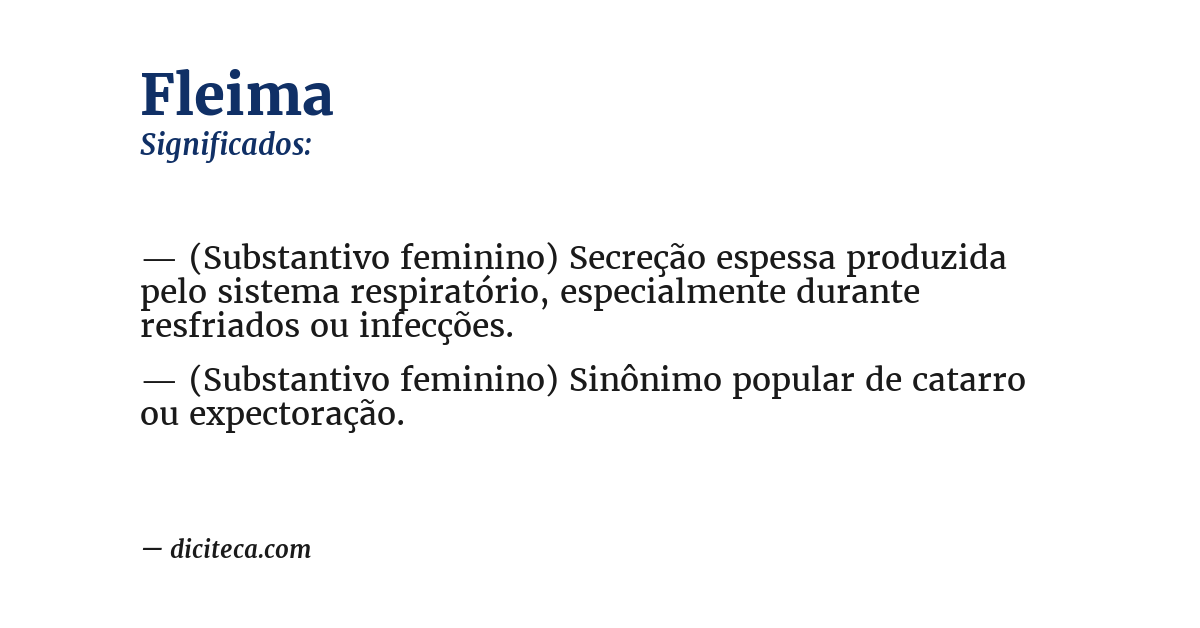 Significado de fleima