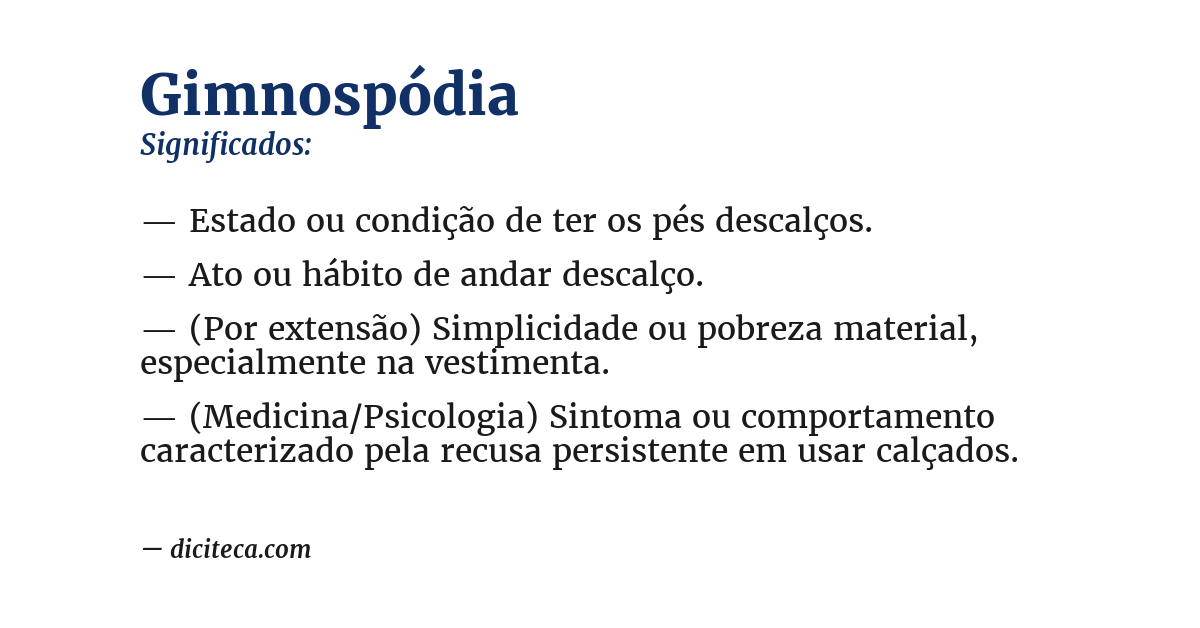 Significado de gimnospódia