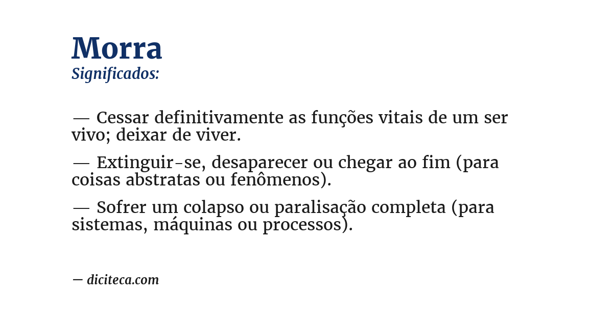 Significado de morra