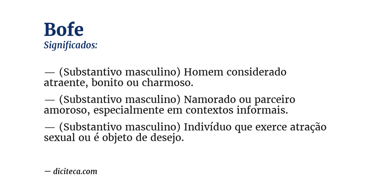 Significado de bofe