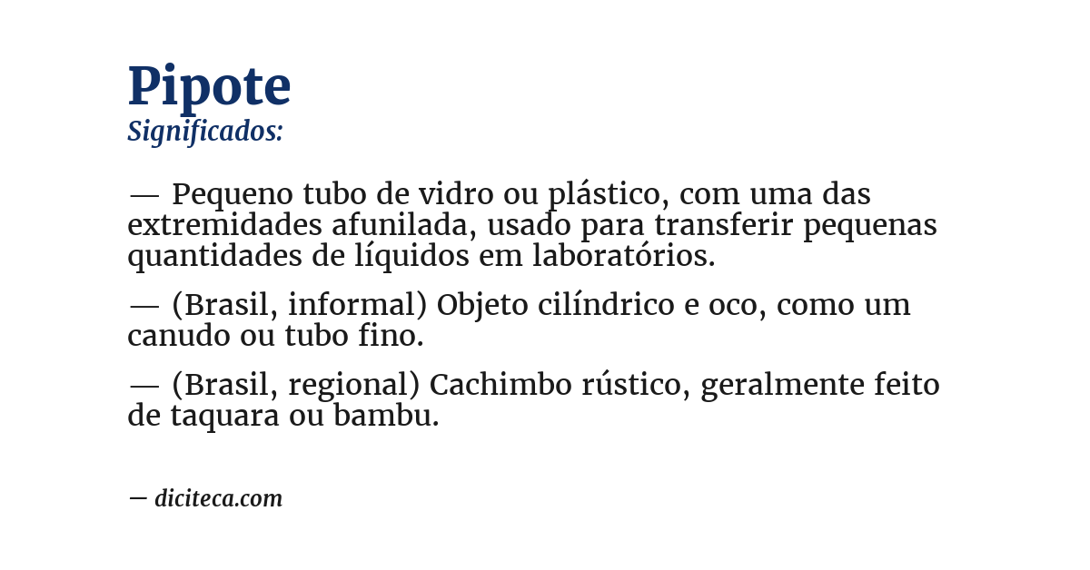 Significado de pipote
