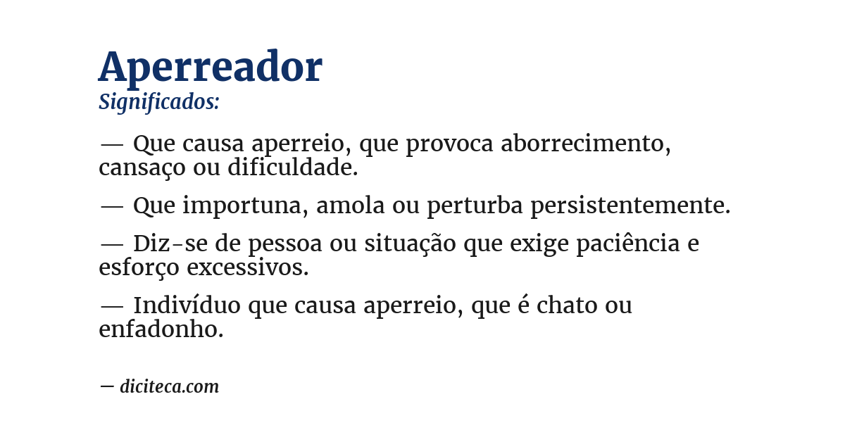 Significado de aperreador