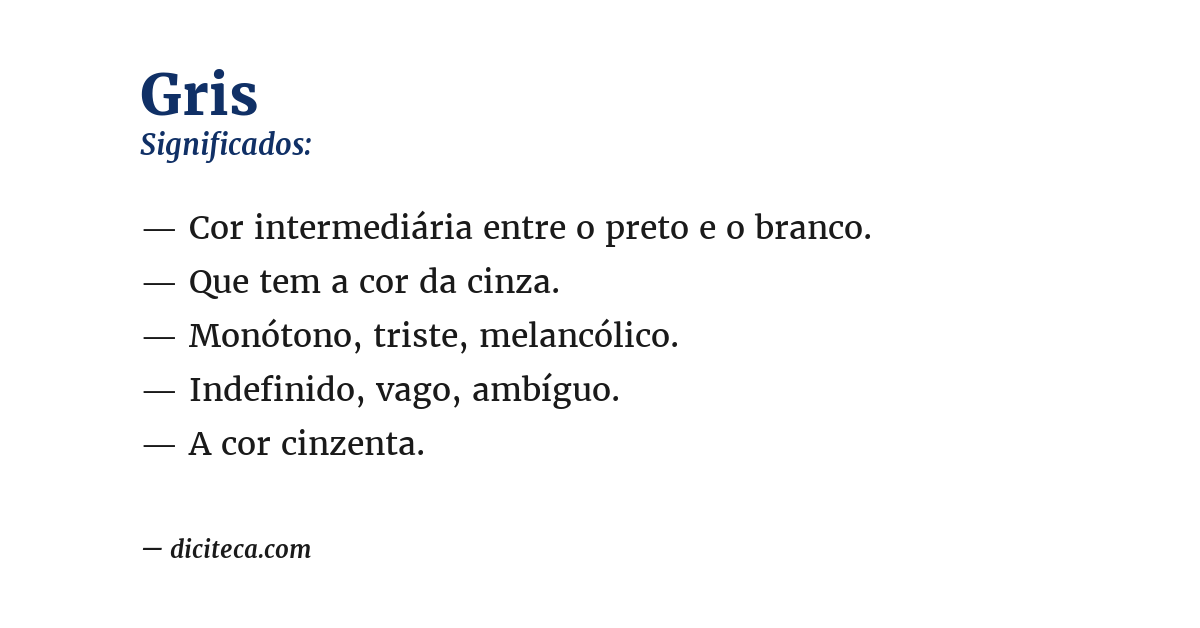 Significado de gris