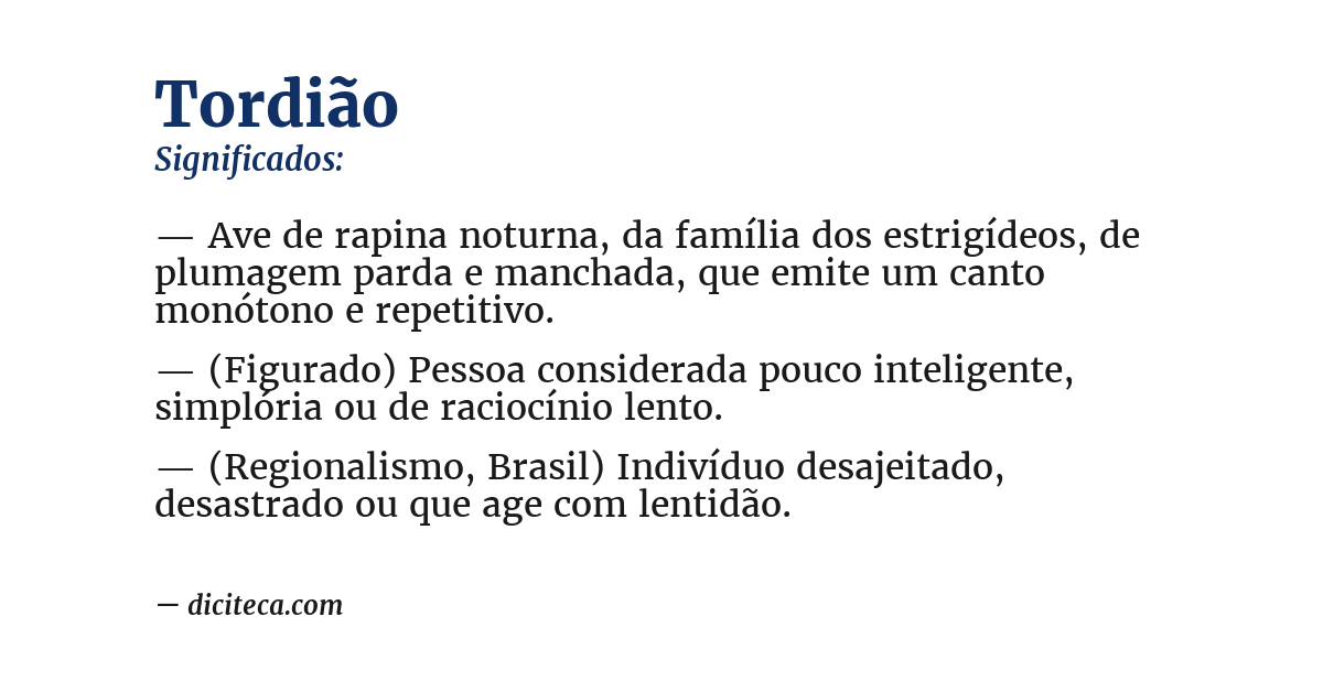 Significado de tordião