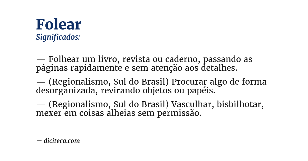 Significado de folear