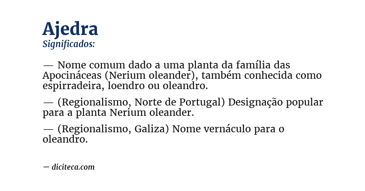 Significado de ajedra