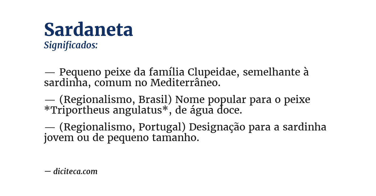 Significado de sardaneta