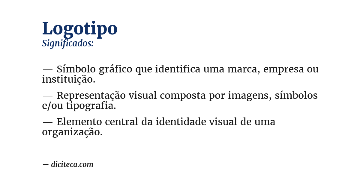 Significado de logotipo