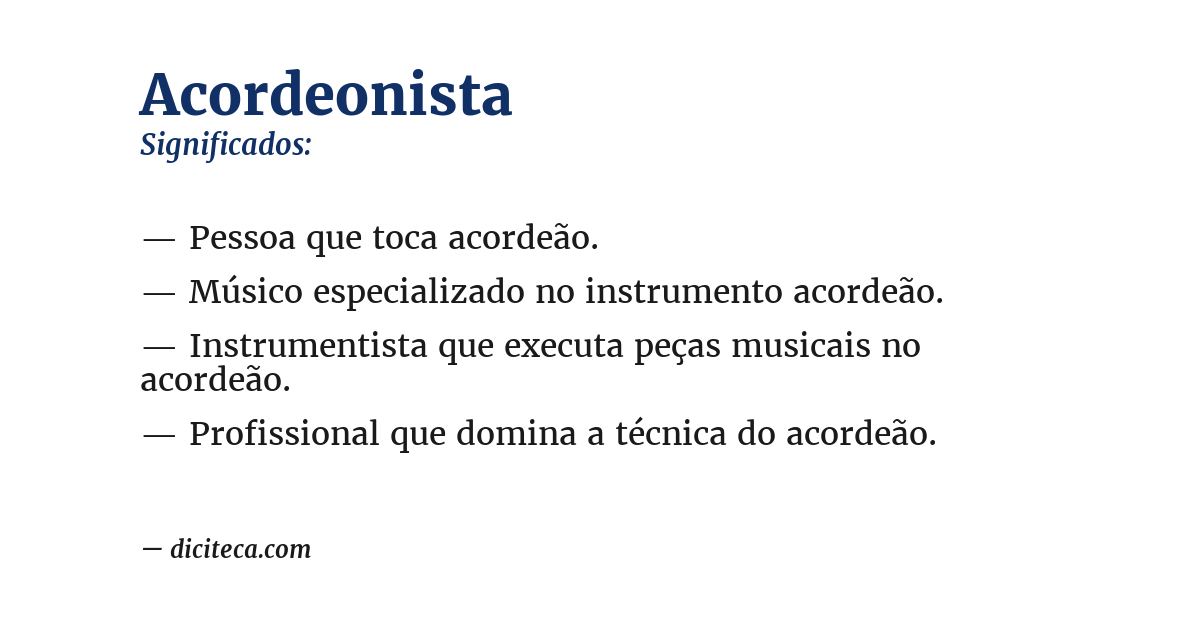 Significado de acordeonista