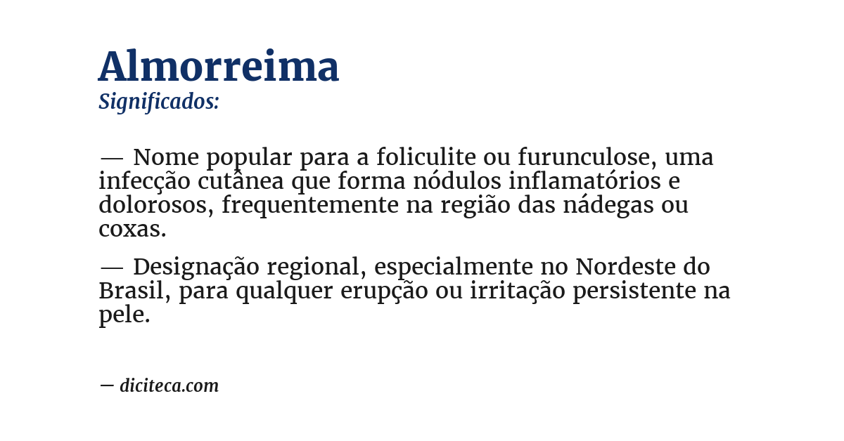 Significado de almorreima